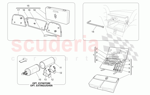 Part Diagram for Maserati 66492400