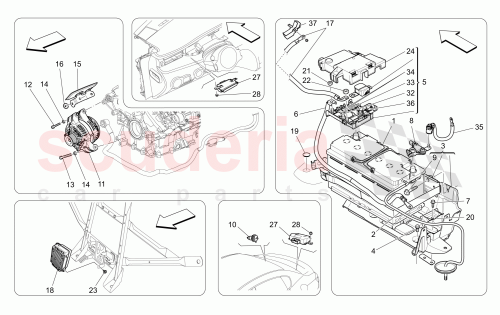 Part Diagram for Maserati 286690