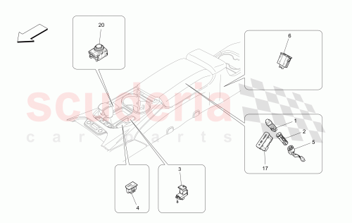 Part Diagram for Maserati 350616
