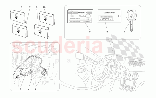 Part Diagram for Maserati 980001813