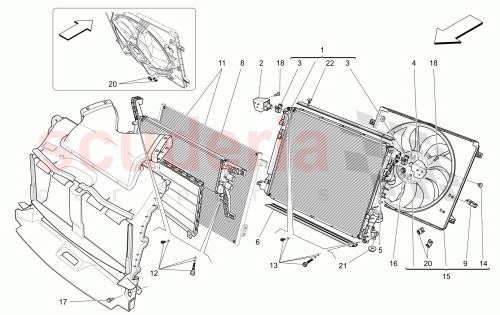 Part Diagram for Maserati 670149411