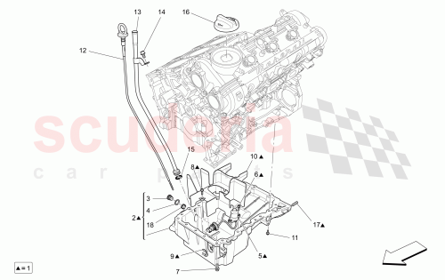 Part Diagram for Maserati 315073