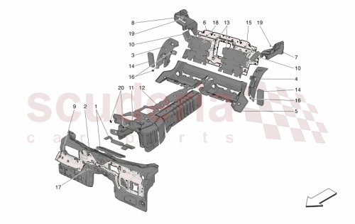 Part Diagram for Maserati 670158215