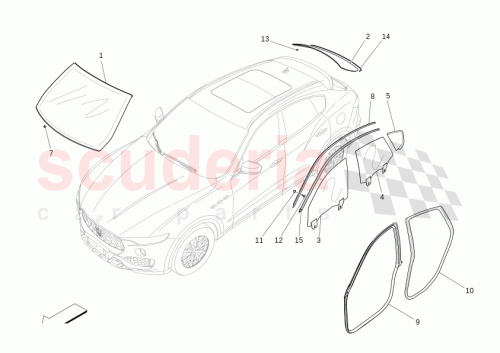 Part Diagram for Maserati 670119697