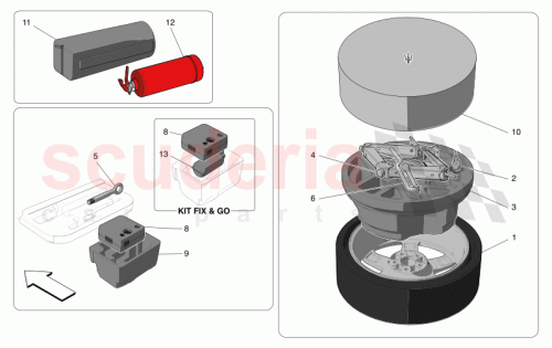 Part Diagram for Maserati 670176131