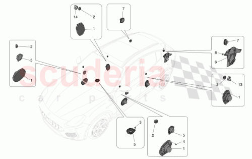 Part Diagram for Maserati 670157537