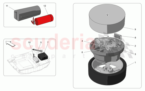 Part Diagram for Maserati 670100554