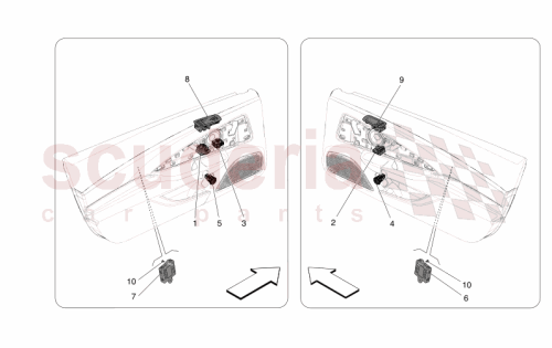 Part Diagram for Maserati 670285579