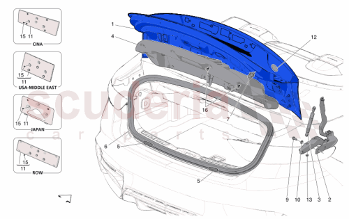 Part Diagram for Maserati 670308133