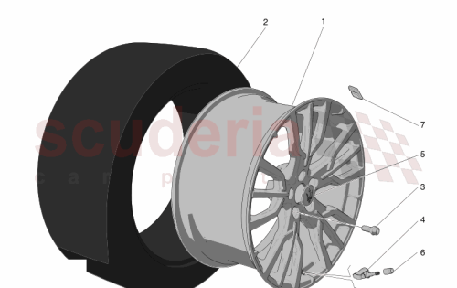Part Diagram for Maserati 980189018