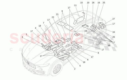 Part Diagram for Maserati 670174734