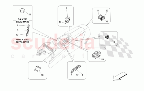 Part Diagram for Maserati 670040306