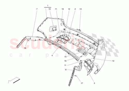 Part Diagram for Maserati 670123401