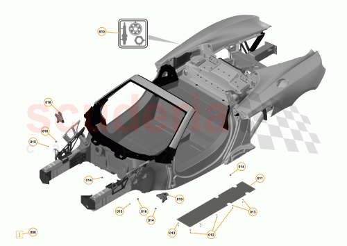 Part Diagram for McLaren 11AA007SP