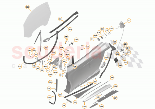 Part Diagram for McLaren 11A8671RP