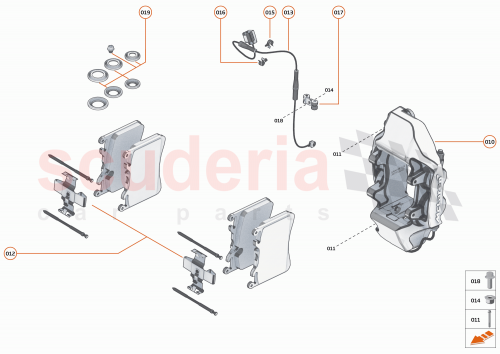 Part Diagram for McLaren 15CA245CP