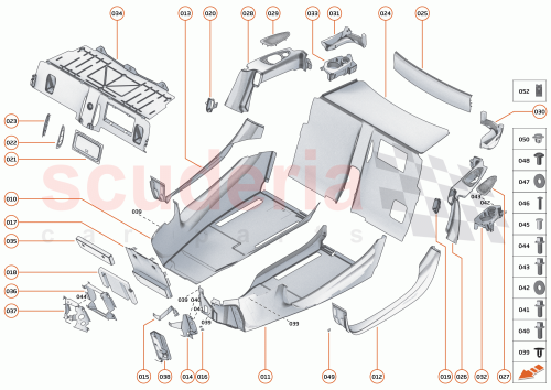 Part Diagram for McLaren 16NA024MP