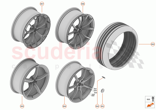 Part Diagram for McLaren 16BA002SP