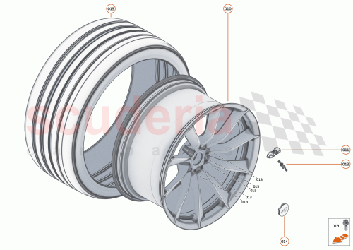 Part Diagram for McLaren 23BA082CP