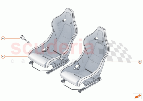 Part Diagram for McLaren 14NA012RP