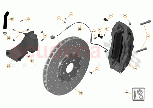 Part Diagram for McLaren 11C0703RP