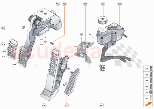 Part Diagram for McLaren 28CA098CP