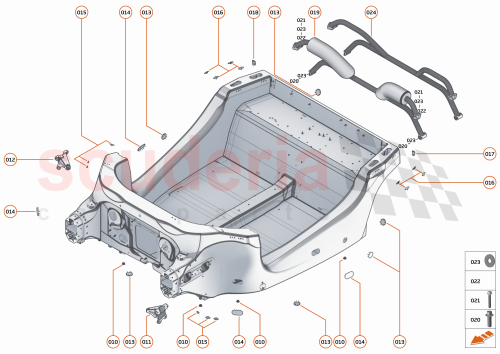 Part Diagram for McLaren 13A7155MP