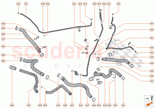 Part Diagram for McLaren 13LA010MP