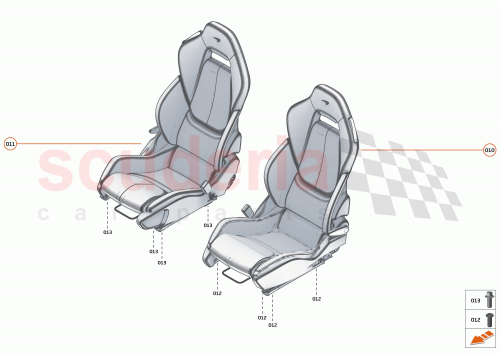 Part Diagram for McLaren 13NA332CP