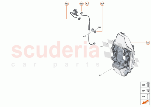 Part Diagram for McLaren 26CA117SP