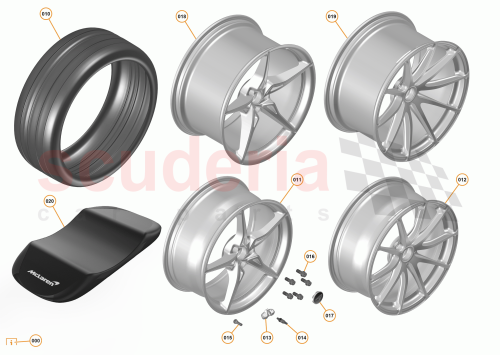 Part Diagram for McLaren 13AB113CP