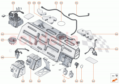 Part Diagram for McLaren 15KA004CP