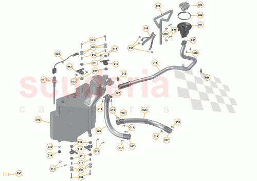 Part Diagram for McLaren 11F2188RP