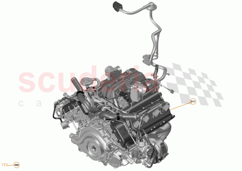 Part Diagram for McLaren 11F2743RP