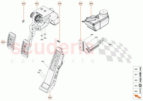 Part Diagram for McLaren 26CA007CP