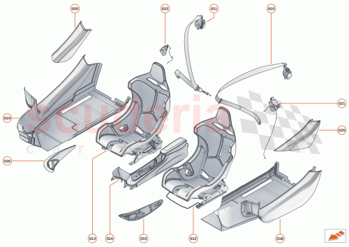 Part Diagram for McLaren 13NA387MP