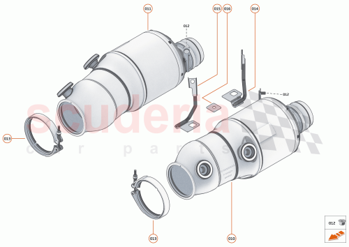 Part Diagram for McLaren 16HA235CP