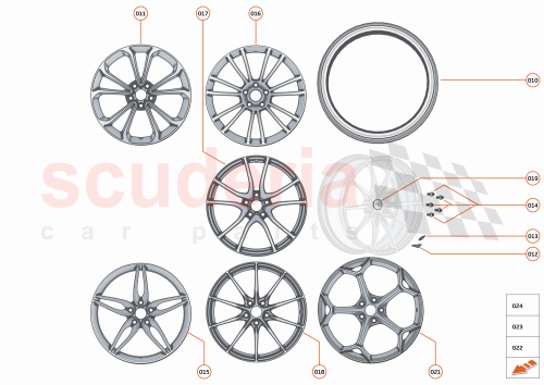 Part Diagram for McLaren 13BA157CP