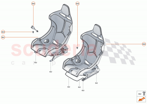 Part Diagram for McLaren 13NA184MP