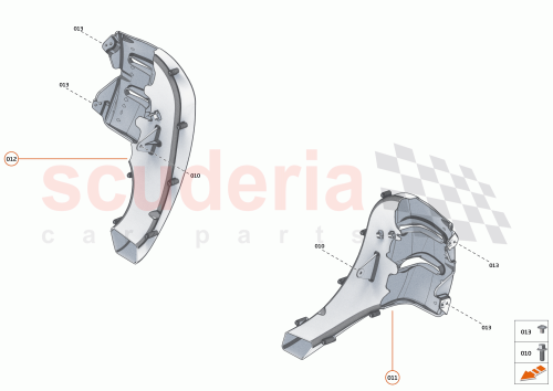 Part Diagram for McLaren 16CA409CP