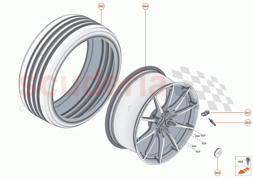 Part Diagram for McLaren 14BA239RP