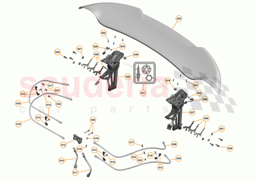 Part Diagram for McLaren 11A9423RP