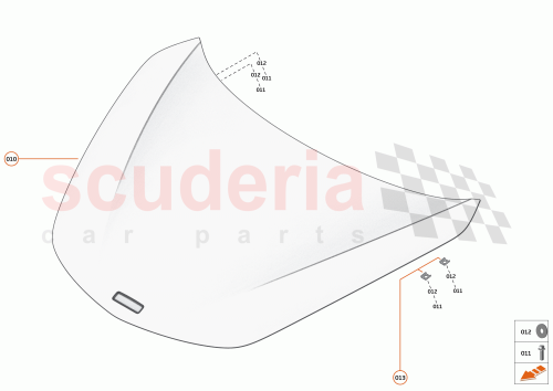Part Diagram for McLaren 16AD961CP