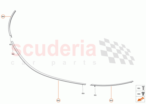 Part Diagram for McLaren 23AA782CP