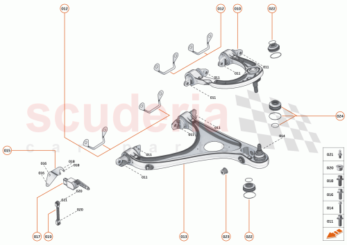 Part Diagram for McLaren 14BA163RP