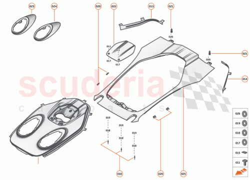 Part Diagram for McLaren 13AA027LP