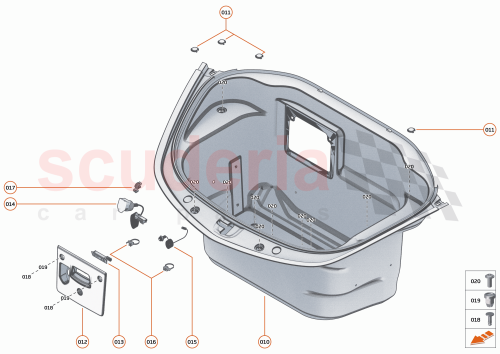Part Diagram for McLaren 00RA826