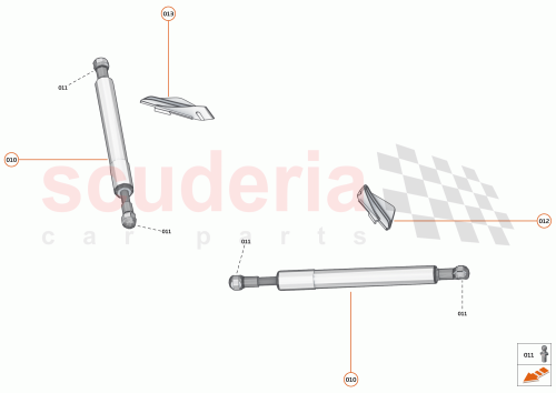 Part Diagram for McLaren 26AD302SP