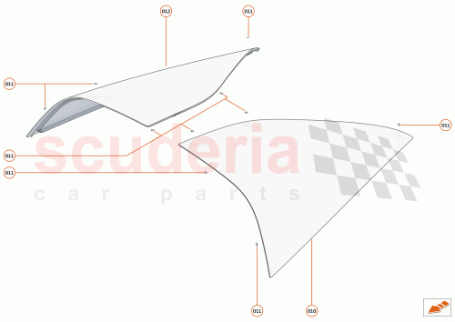 Part Diagram for McLaren 23AE357CP