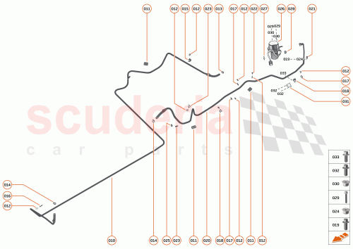Part Diagram for McLaren 26CA073SP